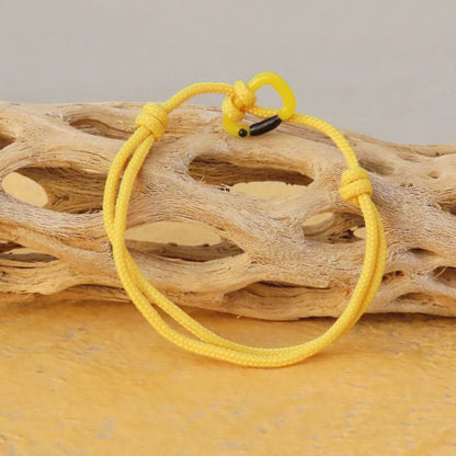 Yellow Bracelet | Glass Carabiners | Rock Climbing Gift